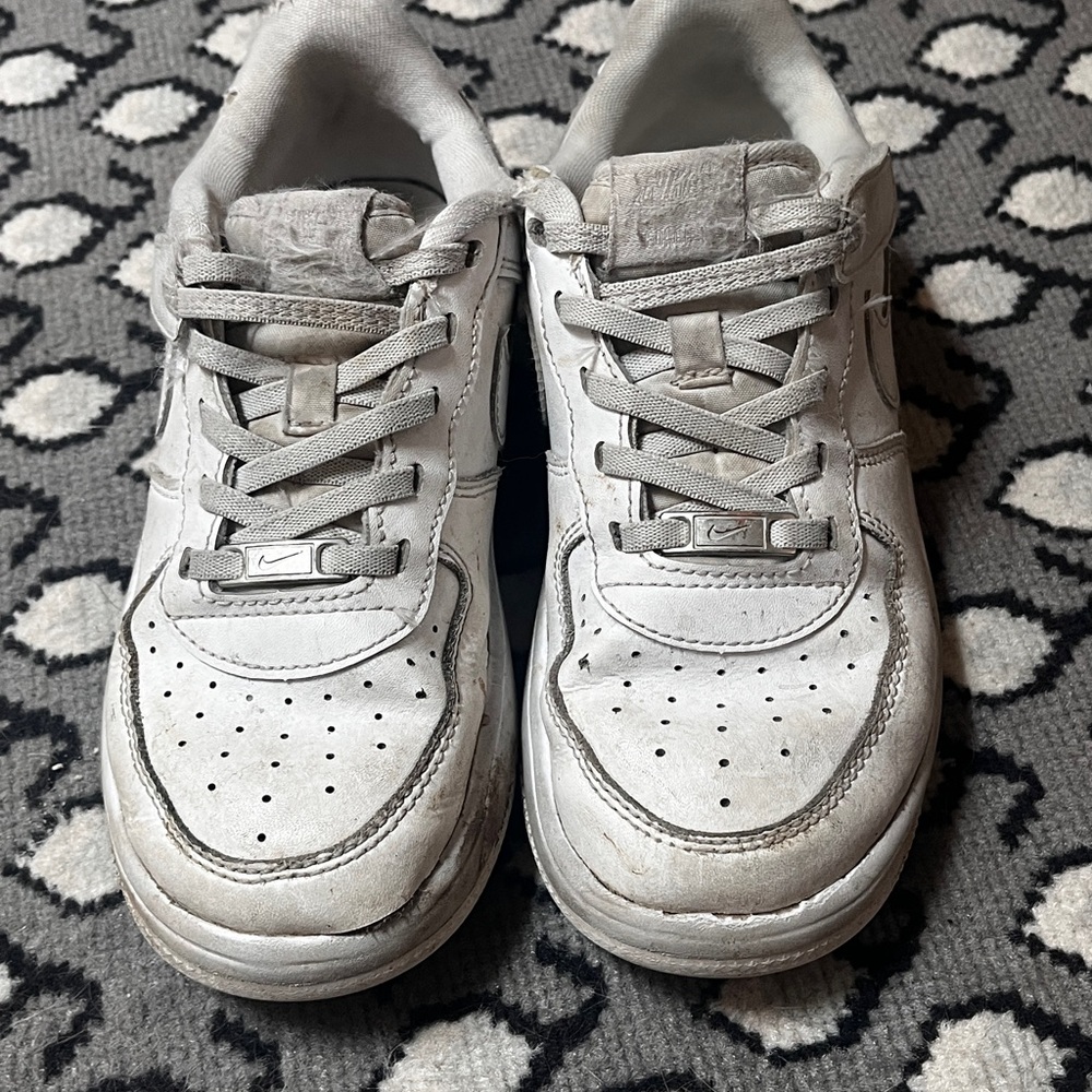 Nike Kids White Air Force Ones